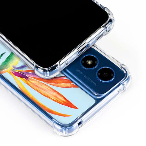 Birds of Paradise Summer Moto G Play 4G (2024) Clear Case
