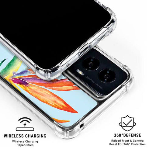 Birds of Paradise Summer Moto G Power 5G (2024) Clear Case