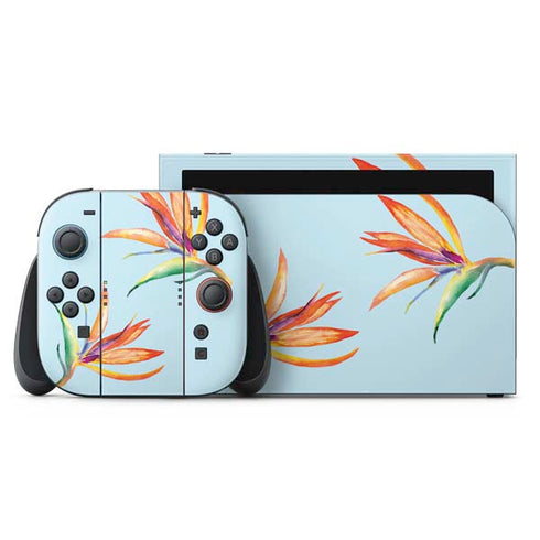 Birds of Paradise Summer Nintendo Skins
