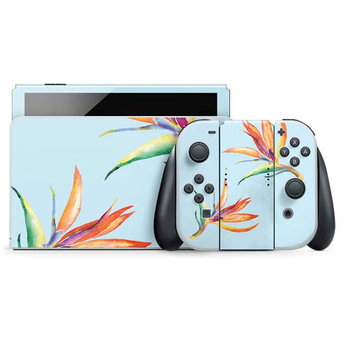 Birds of Paradise Summer Nintendo Skins