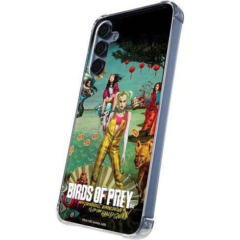 DC Comics Harley Quinn Birds of Prey Variant Movie Poster Galaxy A35 5G Clear Case