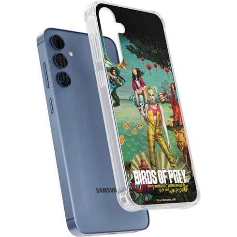 DC Comics Harley Quinn Birds of Prey Variant Movie Poster Galaxy A35 5G Clear Case