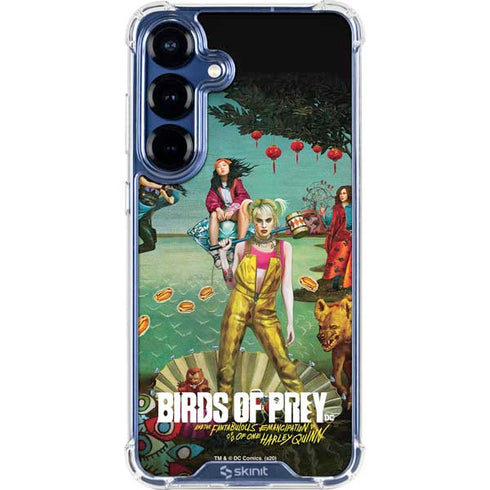 DC Comics Harley Quinn Birds of Prey Variant Movie Poster Galaxy S25 Plus Clear Case
