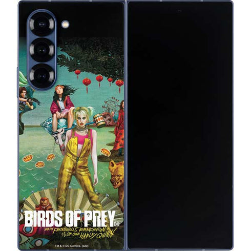 DC Comics Harley Quinn Birds of Prey Variant Movie Poster Galaxy Z Fold6 Skin