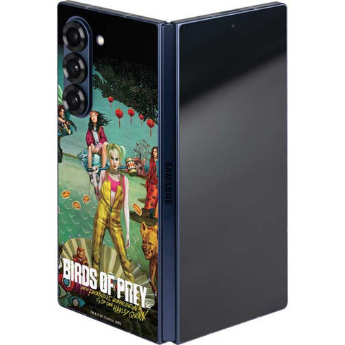 DC Comics Harley Quinn Birds of Prey Variant Movie Poster Galaxy Z Fold6 Skin