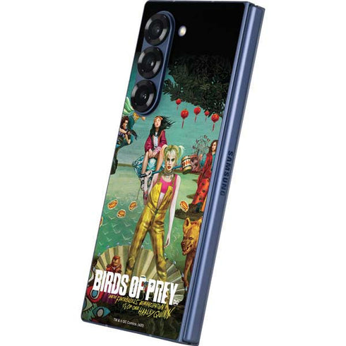 DC Comics Harley Quinn Birds of Prey Variant Movie Poster Galaxy Z Fold6 Skin