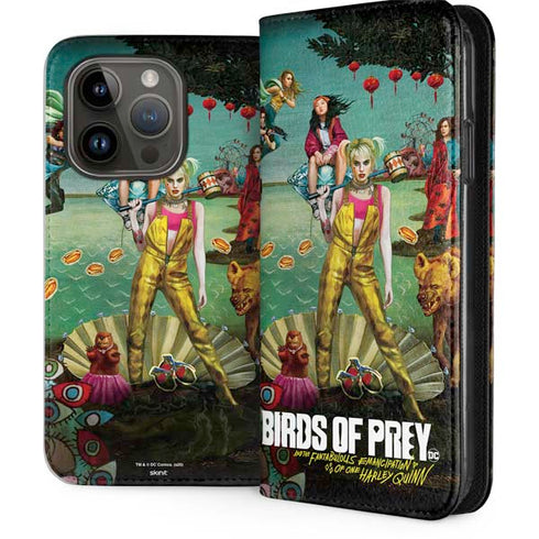 DC Comics Harley Quinn Birds of Prey Variant Movie Poster iPhone 15 Pro Folio Case