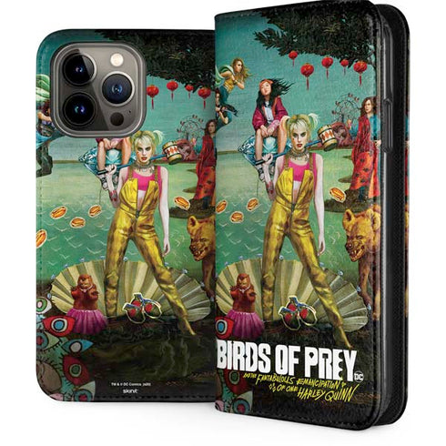 DC Comics Harley Quinn Birds of Prey Variant Movie Poster iPhone 15 Pro Max Folio Case