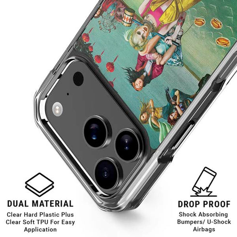 DC Comics Harley Quinn Birds of Prey Variant Movie Poster iPhone 18 Pro Clear Case