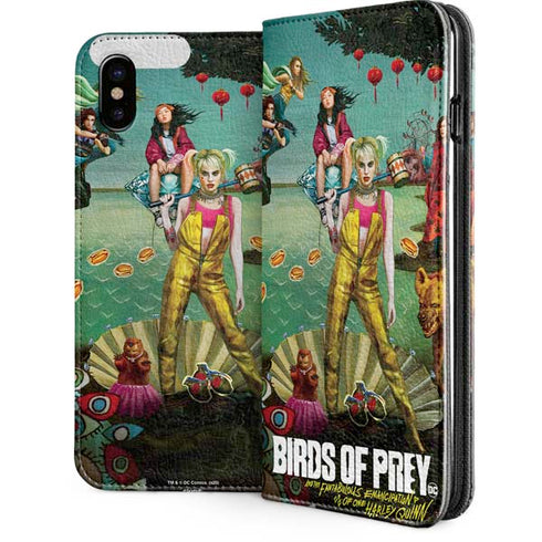 DC Comics Harley Quinn Birds of Prey Variant Movie Poster iPhone 8 Folio Case