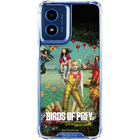 DC Comics Harley Quinn Birds of Prey Variant Movie Poster Moto G Play 4G (2024) Clear Case