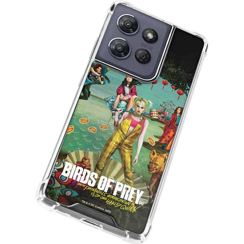 DC Comics Harley Quinn Birds of Prey Variant Movie Poster Moto G Play 5G (2025) Clear Case