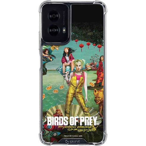 DC Comics Harley Quinn Birds of Prey Variant Movie Poster Moto G Power 5G (2024) Clear Case