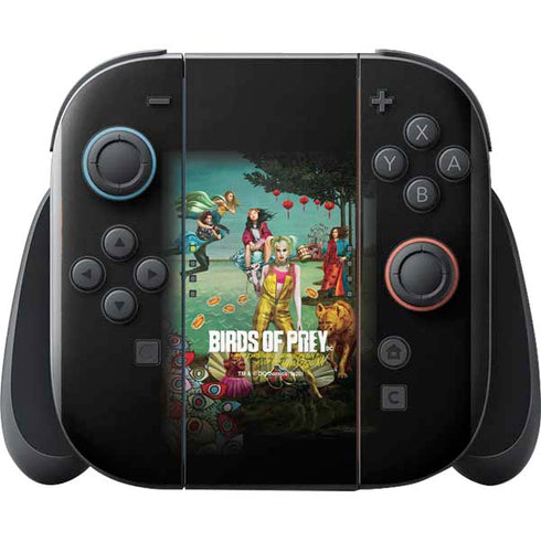 DC Comics Harley Quinn Birds of Prey Variant Movie Poster Nintendo Switch 2 (2025) with Joy-Con Skin