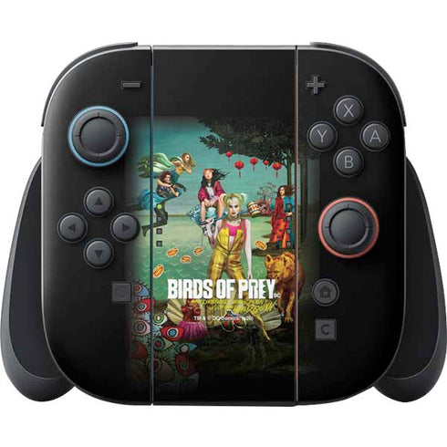 DC Comics Harley Quinn Birds of Prey Variant Movie Poster Nintendo Switch 2 (2025) Joy-Con Controller Skin