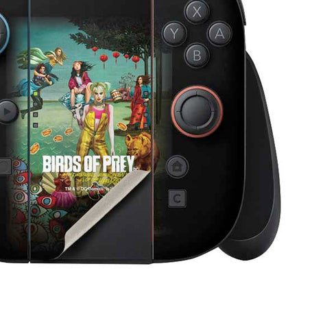 DC Comics Harley Quinn Birds of Prey Variant Movie Poster Nintendo Switch 2 (2025) Joy-Con Controller Skin