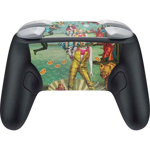 DC Comics Harley Quinn Birds of Prey Variant Movie Poster Nintendo Switch 2 (2025) Pro Controller Skin