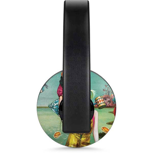 DC Comics Harley Quinn Birds of Prey Variant Movie Poster PlayStation 4 Gold Wireless Headset Skin