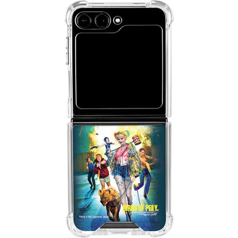 DC Comics Birds of Prey Galaxy Z Flip6 Clear Case
