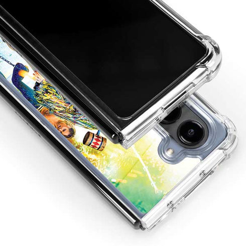 DC Comics Birds of Prey Galaxy Z Fold5 5G Clear Case