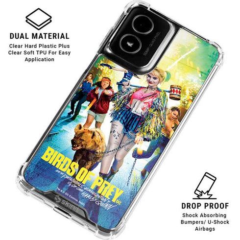 DC Comics Birds of Prey Moto G Power 5G (2024) Clear Case