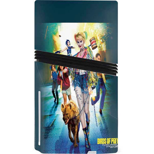 DC Comics Birds of Prey PS5 Pro Disk Console Skin