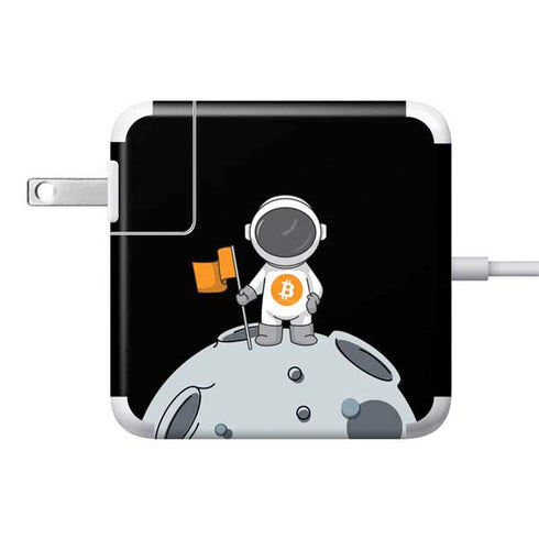 Bitcoin Astronaut 85W Power Adapter (15 and 17 inch MacBook Pro Charger) Skin