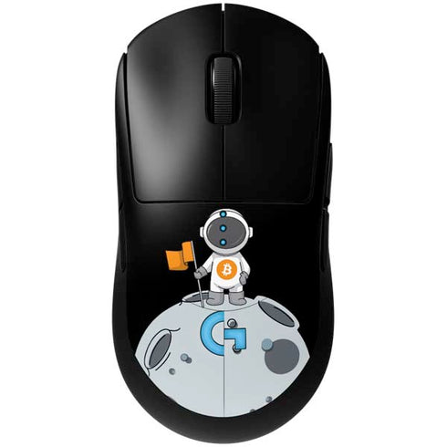 Bitcoin Astronaut G Pro Wireless Gaming Mouse Skin