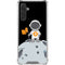 Bitcoin Astronaut Galaxy A17 Clear Case