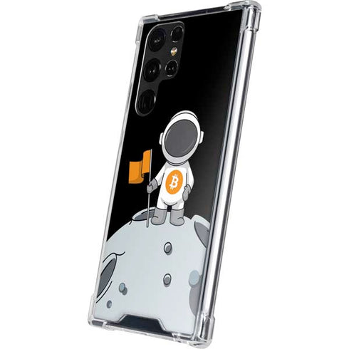 Bitcoin Astronaut Galaxy S23 Ultra Clear Case
