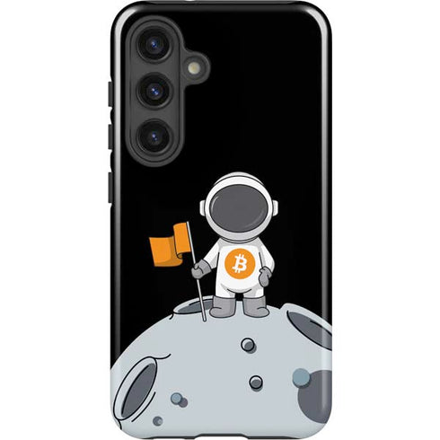 Bitcoin Astronaut Galaxy S25 Impact Case