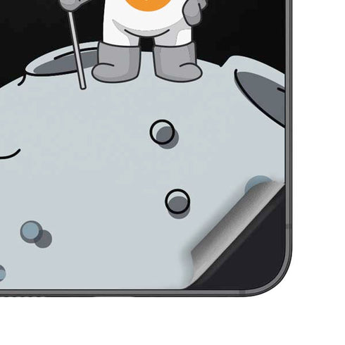 Bitcoin Astronaut Galaxy S25 Plus Skin