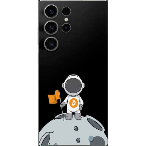 Bitcoin Astronaut Galaxy S24 Ultra Skin