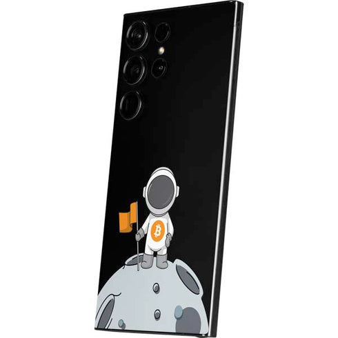 Bitcoin Astronaut Galaxy S25 Ultra Skin
