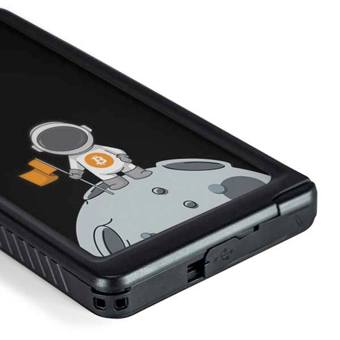Bitcoin Astronaut Galaxy S24 Ultra Waterproof Case