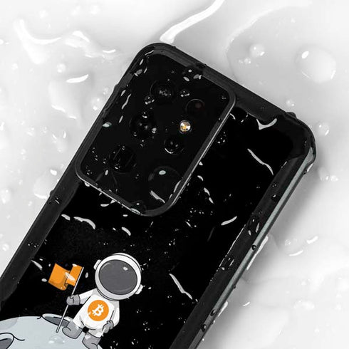 Bitcoin Astronaut Galaxy S24 Ultra Waterproof Case