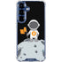 Bitcoin Astronaut Galaxy S25 Plus Clear Case