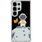 Bitcoin Astronaut Galaxy S25 Ultra Clear Case