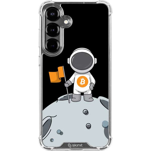 Bitcoin Astronaut Galaxy S26 Clear Case