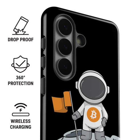 Bitcoin Astronaut Galaxy S26 Impact Case