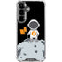 Bitcoin Astronaut Galaxy S26 Plus Clear Case