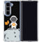 Bitcoin Astronaut Galaxy Z Fold5 5G Clear Case