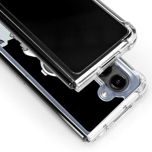 Bitcoin Astronaut Galaxy Z Fold5 5G Clear Case
