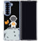 Bitcoin Astronaut Galaxy Z Fold6 Clear Case