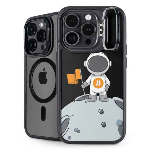 Bitcoin Astronaut iPhone 13 Pro Max Kickstand Case