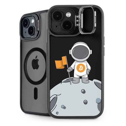 Bitcoin Astronaut iPhone 14 Kickstand Case
