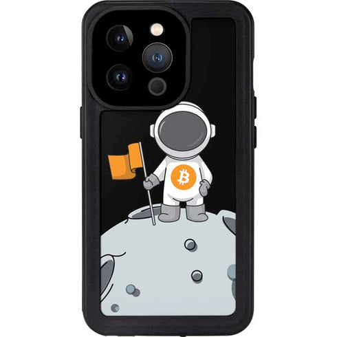 Bitcoin Astronaut iPhone 15 Pro Waterproof Case