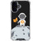 Bitcoin Astronaut iPhone 16 Plus Clear Case