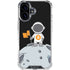 Bitcoin Astronaut iPhone 16 Plus Clear Case