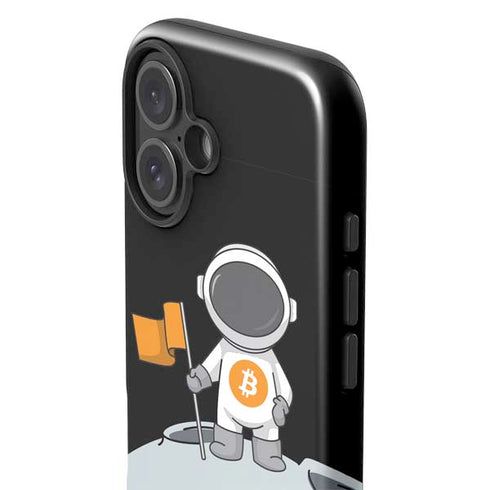 Bitcoin Astronaut iPhone 16 Plus Impact Case